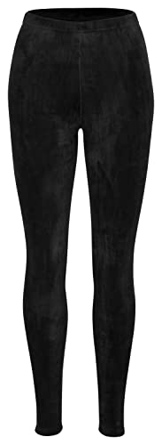 Piarini Winter Leggings Teddy Innenfleece - Thermo Leggings extra kuschelig warm in Schwarz Gr.L-XL von Piarini