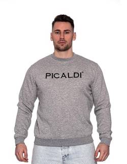 Picaldi® Sweatshirt Charlie | Streetwear Casual Pullover | Rundhalsausschnitt (XL, Grey) von Picaldi
