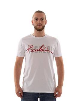 Picaldi® T-Shirt Collection | Kurzarm T-Shirt mit Print | Freizeit Oberteil (L, White) von Picaldi