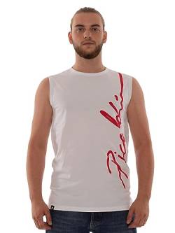 Picaldi® Tank-Top Male | Ärmelloses Shirt mit Print | Rundhalsausschnitt (XXL, White) von Picaldi