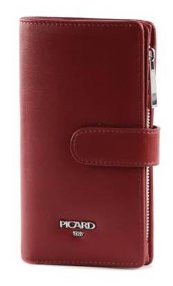 Picard Geldbörse Bingo 7930 für Damen aus Rindsleder in der Farbe Rot, 16 x 9 x 3 cm, 7930342087 von Picard