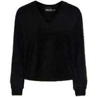 pieces Strickpullover - kuschliger Pullover - PCHILJA LS V-NECK KNIT KAC FC von Pieces