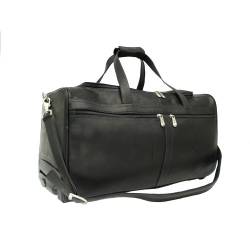 Piel Ledertasche auf Rollen, Schwarz (Schwarz) - 2022-BLK von Piel Leather