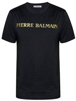 Pierre Balmain Herren T-Shirt Schwarz schwarz Gr. S, schwarz von Pierre Balmain