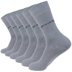 Pierre Cardin Business Socken Herren (10er Pack) - Hochwertige Business Socken Anzugsocken Baumwolle - Grau von Pierre Cardin