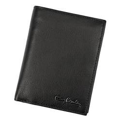 Pierre Cardin Geldtasche Herren Leder Cb Tilak26 331A RFID, Portmonee Herren 10 Kartenfächer, Münz- und Geldscheinfächer, 10 x 13 x 2,5 cm, Schwarz und Blau von Pierre Cardin