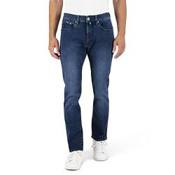 Pierre Cardin Herren 5-Pocket Jeans Antibes | Männer Hose | Slim Fit | Stone Washed | Dark Blue Used 6812 | 42W - 30L von Pierre Cardin