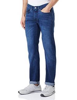 Pierre Cardin Herren Antibes Jeans, Dark Blue Used Buffies, 31W / 32L von Pierre Cardin
