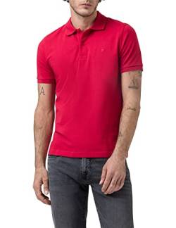 Pierre Cardin Herren Basic Polo Poloshirt, Karminrot, L von Pierre Cardin