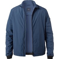 Pierre Cardin Herren Blouson blau Mikrofaser unifarben von Pierre Cardin