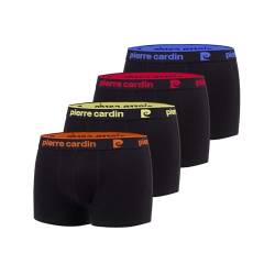 Pierre Cardin Herren Boxershorts PC/1/BC/Pk4 Retroshorts, Schwarz/Orange/Gelb/Rot/Blau, M von Pierre Cardin