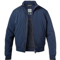 Pierre Cardin Herren Blouson blau Mikrofaser unifarben von Pierre Cardin