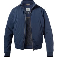 Pierre Cardin Herren Blouson blau Mikrofaser unifarben von Pierre Cardin