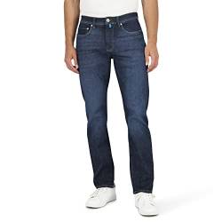Pierre Cardin Herren Jeans Lyon Tapered | Männer Hose | Tapered Fit | Dark Blue Used Buffies Washed | Dark Blue Used Buffies 8048 13 6814 | 34W - 36L von Pierre Cardin