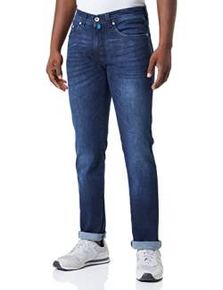 Pierre Cardin Herren Lyon Tapered Jeans, Blue Used Buffies, 38W / 30L von Pierre Cardin