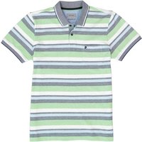 Pierre Cardin Herren Polo-Shirt blau Baumwoll-Piqué gestreift von Pierre Cardin