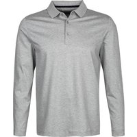 Pierre Cardin Herren Polo-Shirt grau Baumwoll-Jersey meliert von Pierre Cardin