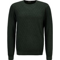 Pierre Cardin Herren Pullover grün Merinowolle unifarben von Pierre Cardin