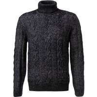 Pierre Cardin Herren Rollkragenpullover blau unifarben von Pierre Cardin