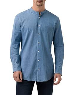 Pierre Cardin Herren Sebastian Hemd, Faded Denim, 43 von Pierre Cardin