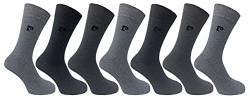 Pierre Cardin - Herrensocken aus einer Baumwollmischung für Herren - Grautöne - Größe 40-45 (7 Paare) von Pierre Cardin