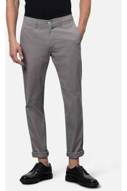 Pierre Cardin Lyon Tapered Fit Chino grau, Einfarbig von Pierre Cardin