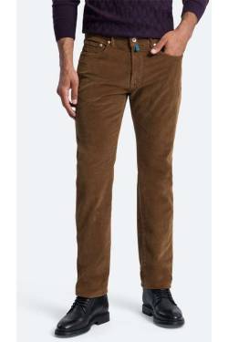 Pierre Cardin Lyon Tapered Fit Cordhose braun, Einfarbig von Pierre Cardin