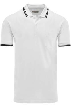 Pierre Cardin Tailored Fit Poloshirt Kurzarm weiss von Pierre Cardin