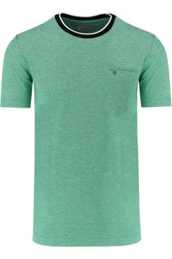 Pierre Cardin Tailored Fit T-Shirt Rundhals grün, Einfarbig von Pierre Cardin