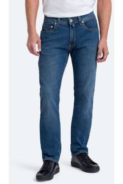 Pierre Cardin Tapered Fit Jeans blau, Einfarbig von Pierre Cardin