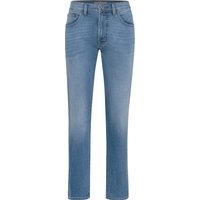 pierre cardin Jeanshose, Five-Pocket, Gürtelschlaufen, für Herren, blau, 34/36 von Pierre Cardin