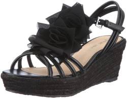 Pilar Abril Manami 09086, Damen Sandalen/Fashion-Sandalen, Schwarz (Schwarz 01), EU 39 von Pilar Abril