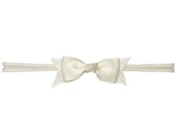 Pimpalou PB3-013 Haarband Schleife klein dünnes Band - ivory von Pimpalou