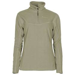 Pinewood 3069 Tiveden Damen Fleece Sweater Mid Khaki (248) XXL von Pinewood