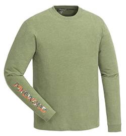 Pinewood 5446 Bolmen Langarm Shirt Grün Melange (731) XXXXL von Pinewood