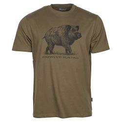 Pinewood 5508 Wildboar T-Shirt H. Olive (713) M von Pinewood