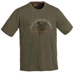Pinewood 6021 Moose Kids T-Shirt Khakigrün(121) 176 von Pinewood