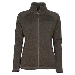 Pinewood 9372 Gabriella Damen Strick Fleecejacke Erdbraun Melange (262) S von Pinewood