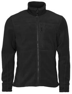 Pinewood Fleecejacke Herren Schwarz (L) - Herren Fleecejacke aus 100% übergebliebenen Stoffen - Fleecejacke Jagd zum Wandern Herren Fleece Jacke - Outdoor Fleecejacken für Herren von Pinewood