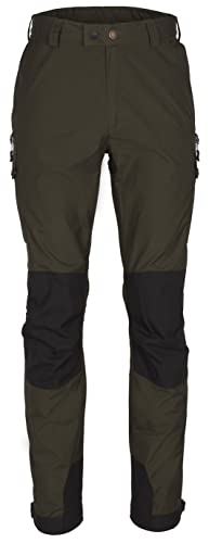 Pinewood Lappland 2.0 Hose für Herren für Outdooraktivitäten wie Wandern, Trekking, Hundesport, Jagd (C54, 153 MossGreen/Black) von Pinewood