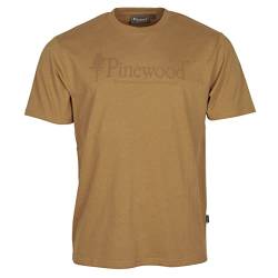 Pinewood Outdoor Life T-Shirt Herren braun von Pinewood