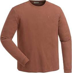 Pinewood Peached Langarm T-Shirt Herren orange von Pinewood