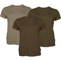 Pinewood T-Shirt Damen T-Shirts, 3er-Pack von Pinewood