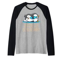 Offizielles Schlafshirt Pinguin Raglan von Pinguin Schlafshirt