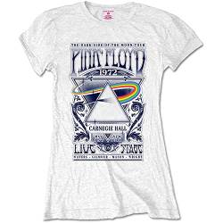 Pink Floyd Damen T-Shirt Carnegie Hall weiß von Pink Floyd