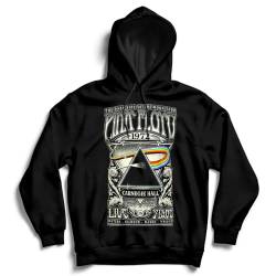 Pink Floyd Herren Carnegie Hall Poster Mens Black Hoodie Kapuzenpullover, Schwarz, Medium von Pink Floyd