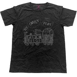 Pink Floyd Herren Emily (Vintage Finish) T-Shirt, Schwarz (Black Black), Large von Pink Floyd