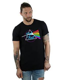 Pink Floyd Herren Neon Darkside T-Shirt Medium Schwarz von Pink Floyd