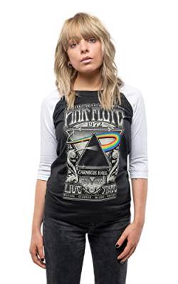 Pink Floyd T Shirt Carnegie Hall Poster Nue offiziell Damen Schwarz Raglan M von Pink Floyd