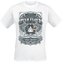 Pink Floyd T-Shirt - DSOTM 1972 - S bis 3XL - für Männer - Größe L - weiß  - Lizenziertes Merchandise! von Pink Floyd